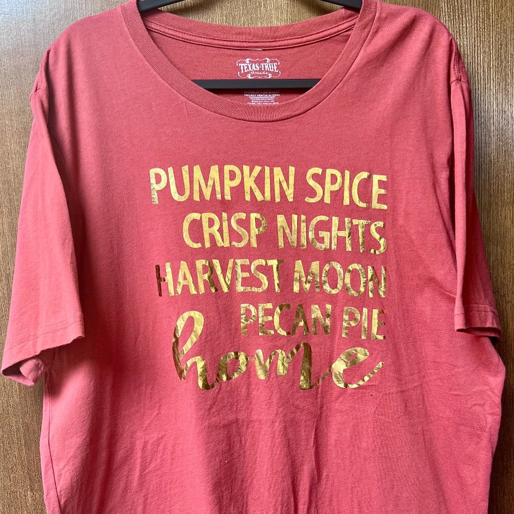 $30 Texas True rust color ladies graphic T-shirt size XL